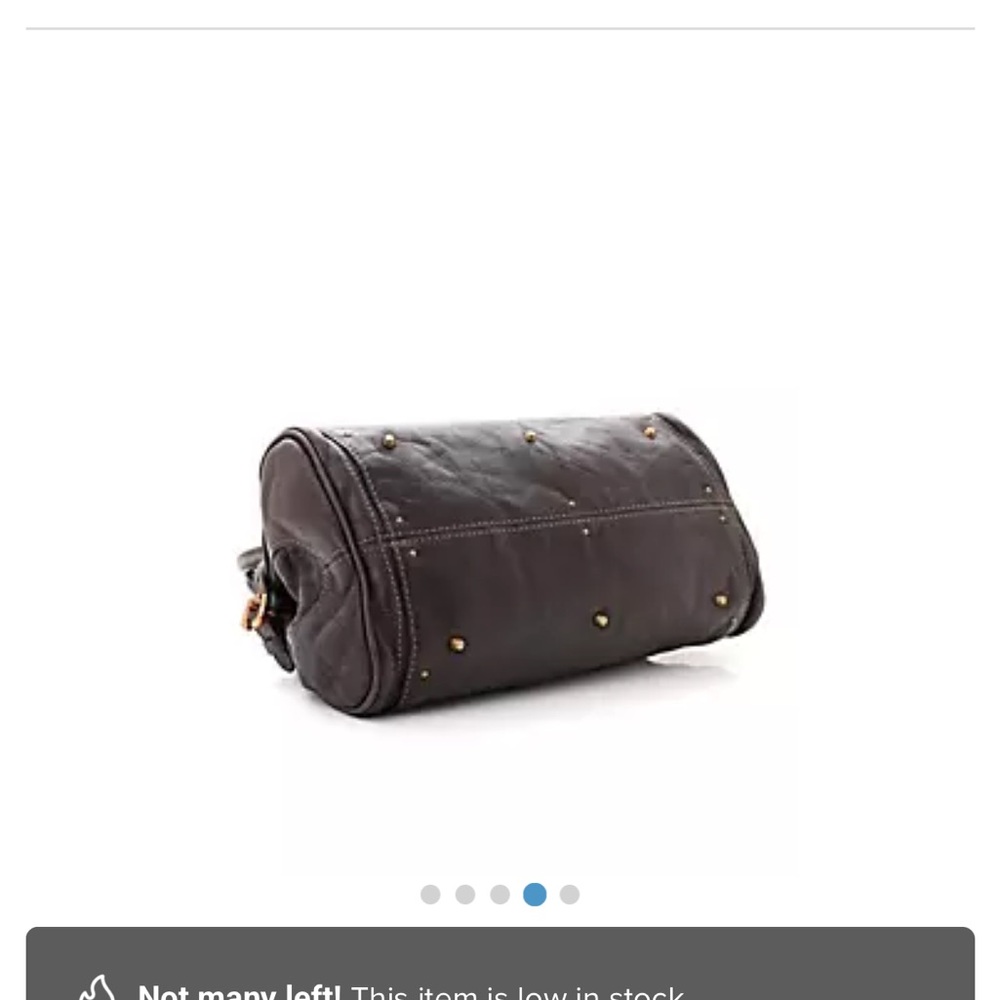 Chloe Paddington Hand Bag Leather Black Gold Authentic - pre owned - Picture 6 of 17